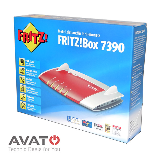 Avm Fritzbox 7390 Vdsl Dsl Modem Gigabit Router 2 Jahre Gewahrleistung Ebay