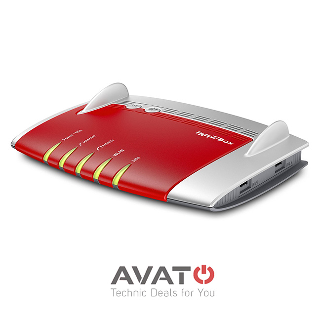 AVM FRITZBox 7490 VDSL DSL Modem ISDN 4Port Gigabit WLAN Router *24M