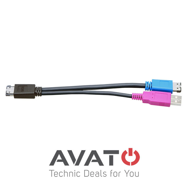 Splitkabel Y Kabel E Sata Usb Fur Sky Festplatte Fur Sky Humax Pace Receiver Ebay